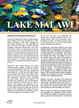 lake malawi national park